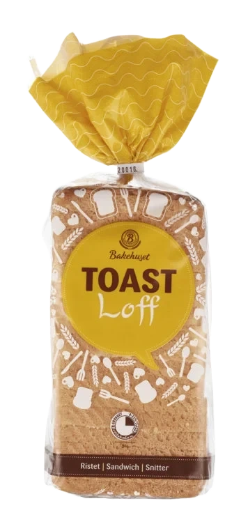 Toast Loff Skåret 660g Bakehuset