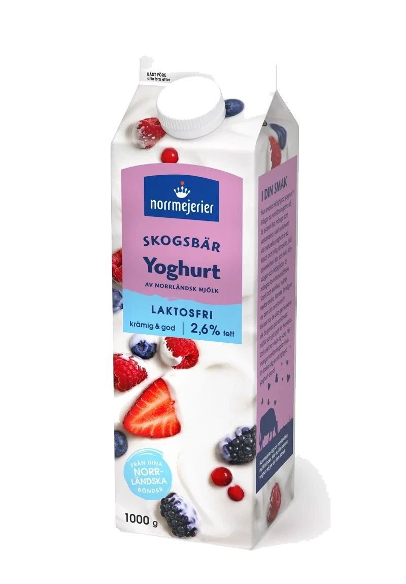Fruktyoghurt 2.6% Laktosfri Skogsbär 100