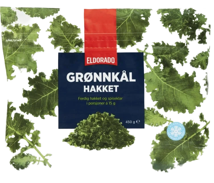 Grønnkål Hakket 450g Eldorado