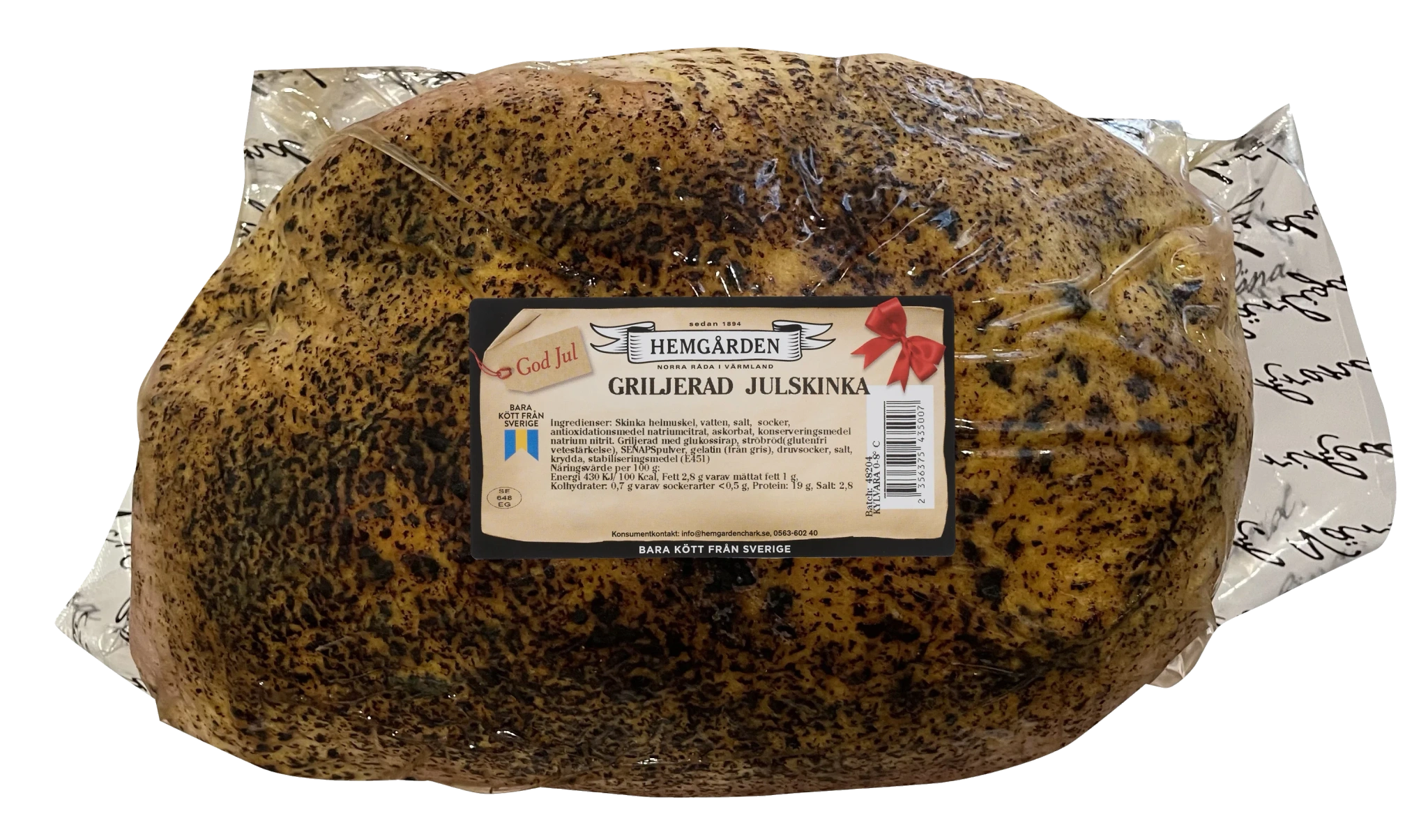 Griljerad påskskinka
