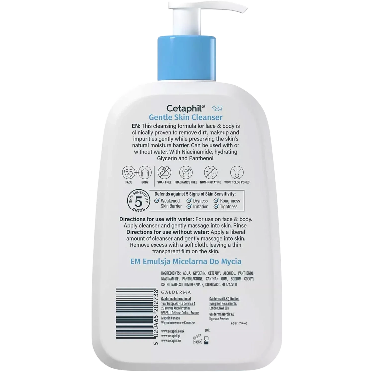 Cetaphil Gentle Skin Cleanser 473 ml