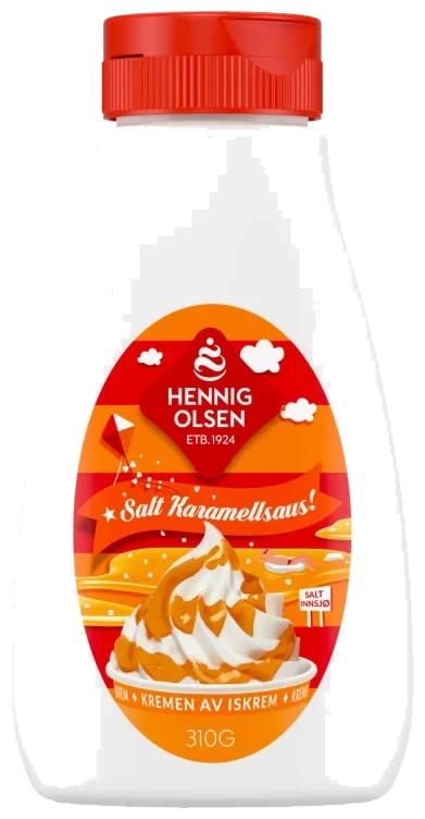 Salt Karamellsaus 310g Hennig-Olsen