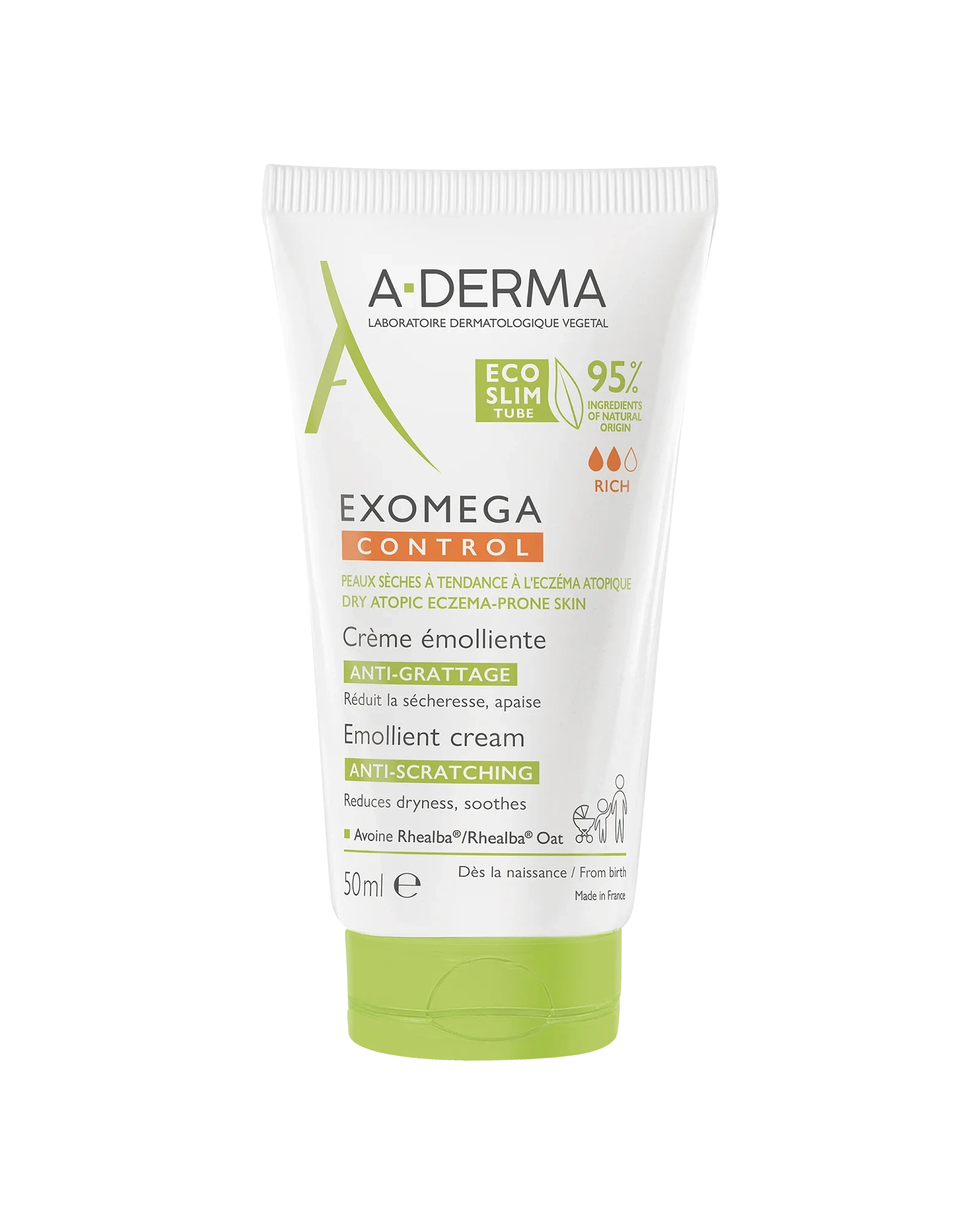 A-Derma Exomega Control Cream fuktighetskrem 50 ml