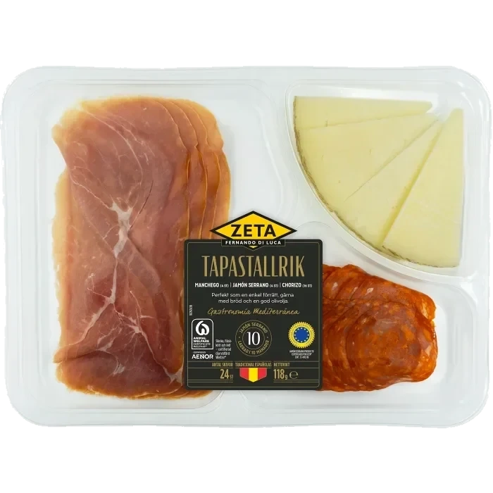Tapastallrik med Manchego 118g Zeta