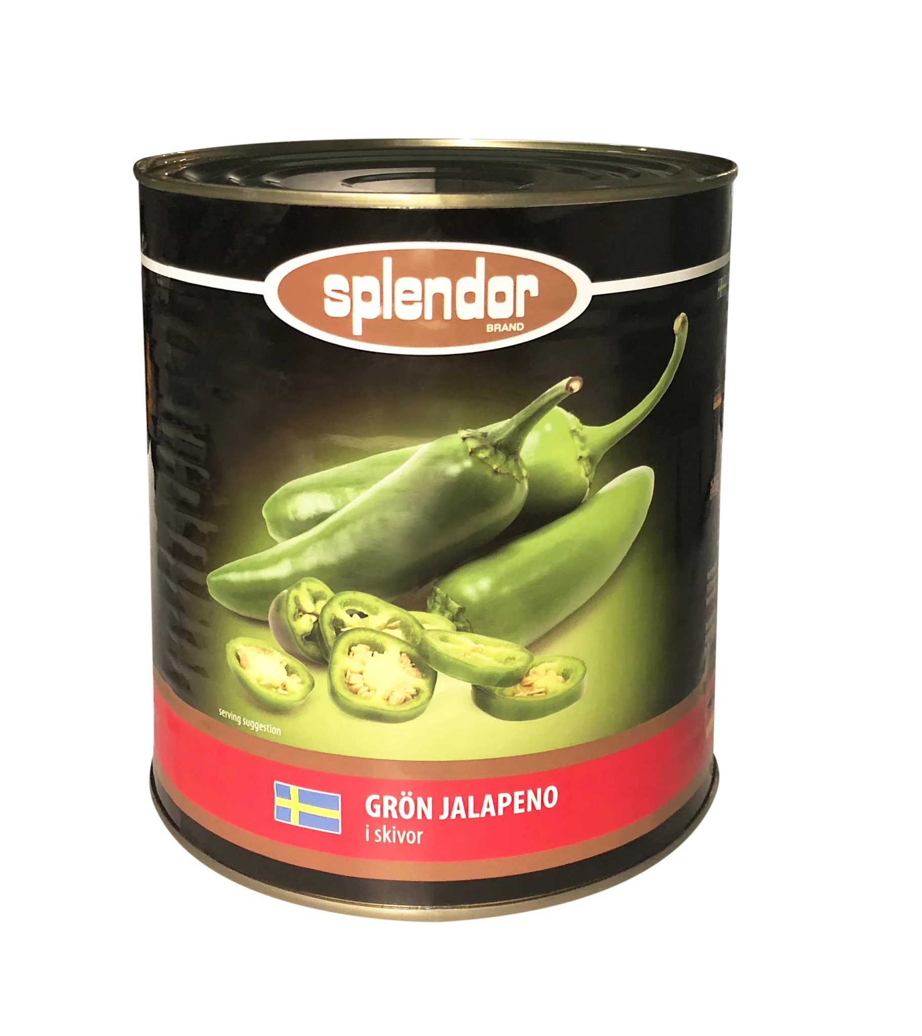 Jalapeno grön skivad