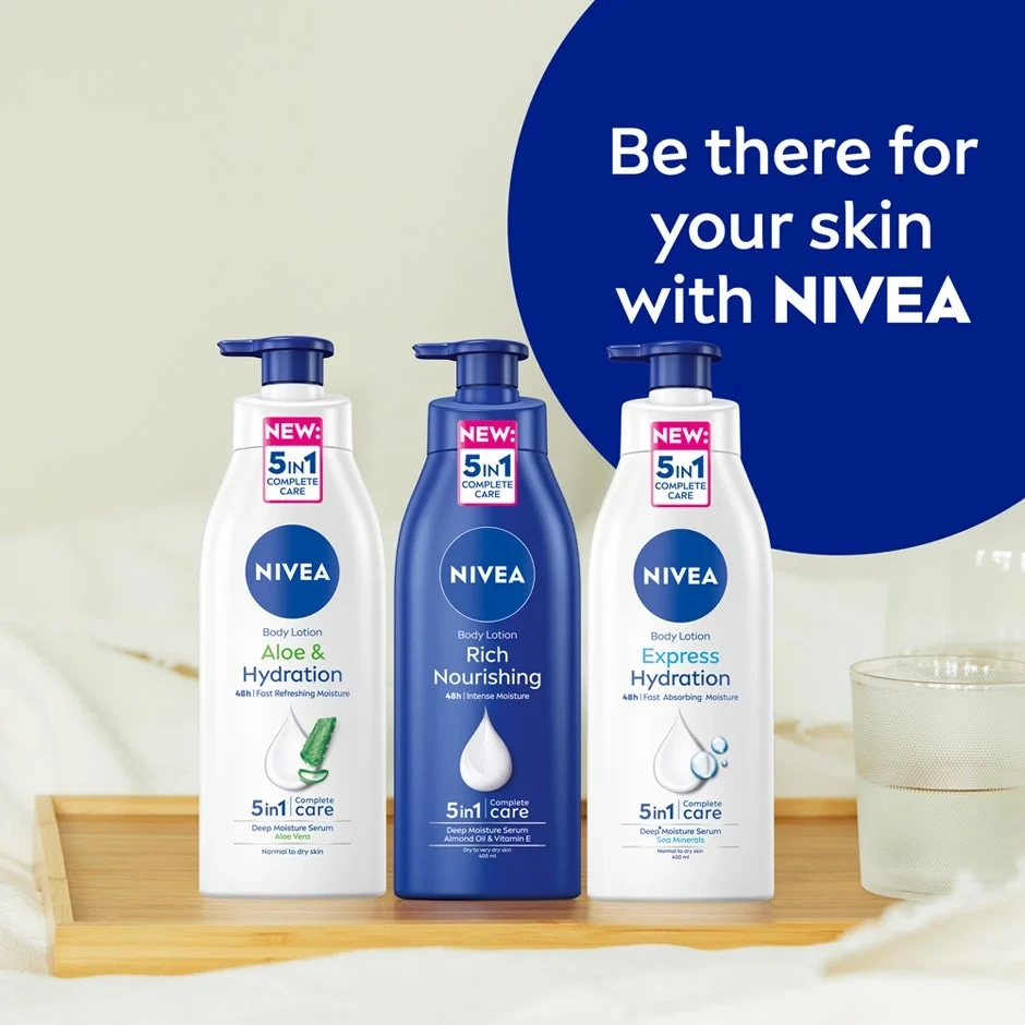 NIVEA Aloe & Hydration Pump Body Lotion