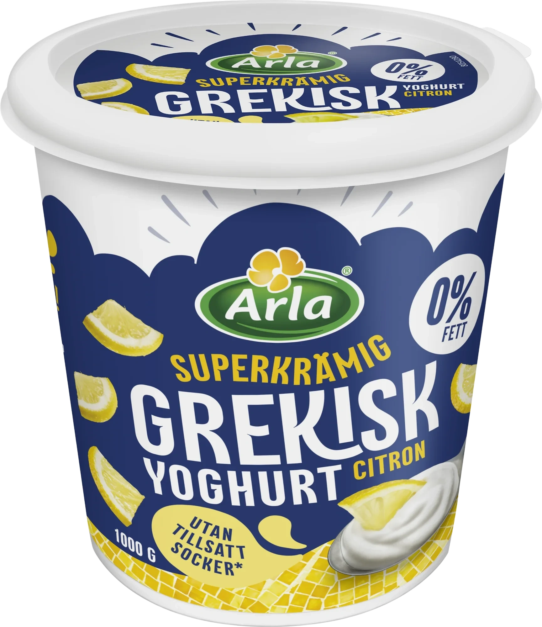 Grekisk yoghurt citron 0%