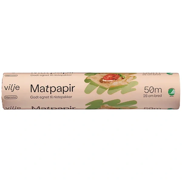 Matpakkepapir 50m Vilje