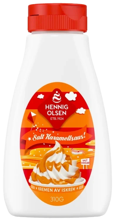 Salt Karamellsaus 310g Hennig-Olsen