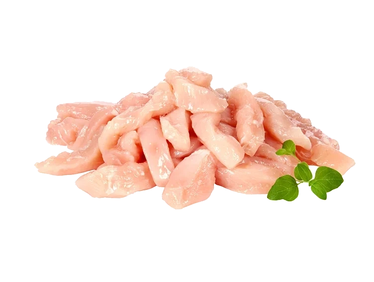 Kyllingfilet strimlet singelfryst 5kg