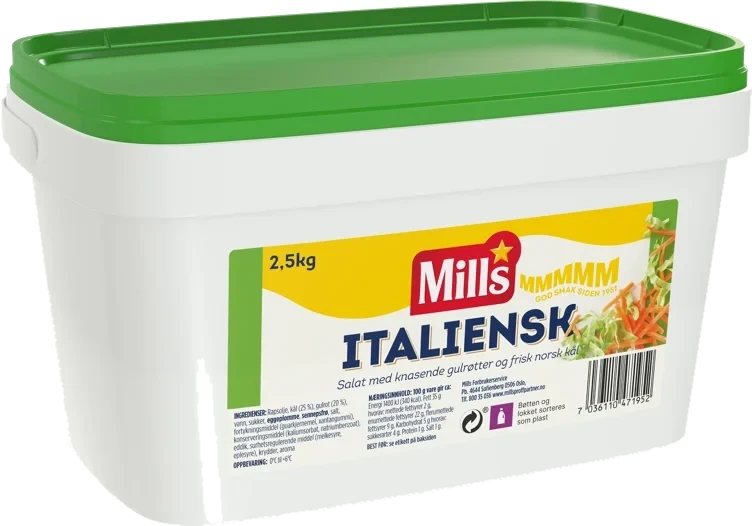Italiensk Salat 2,5kg Mills