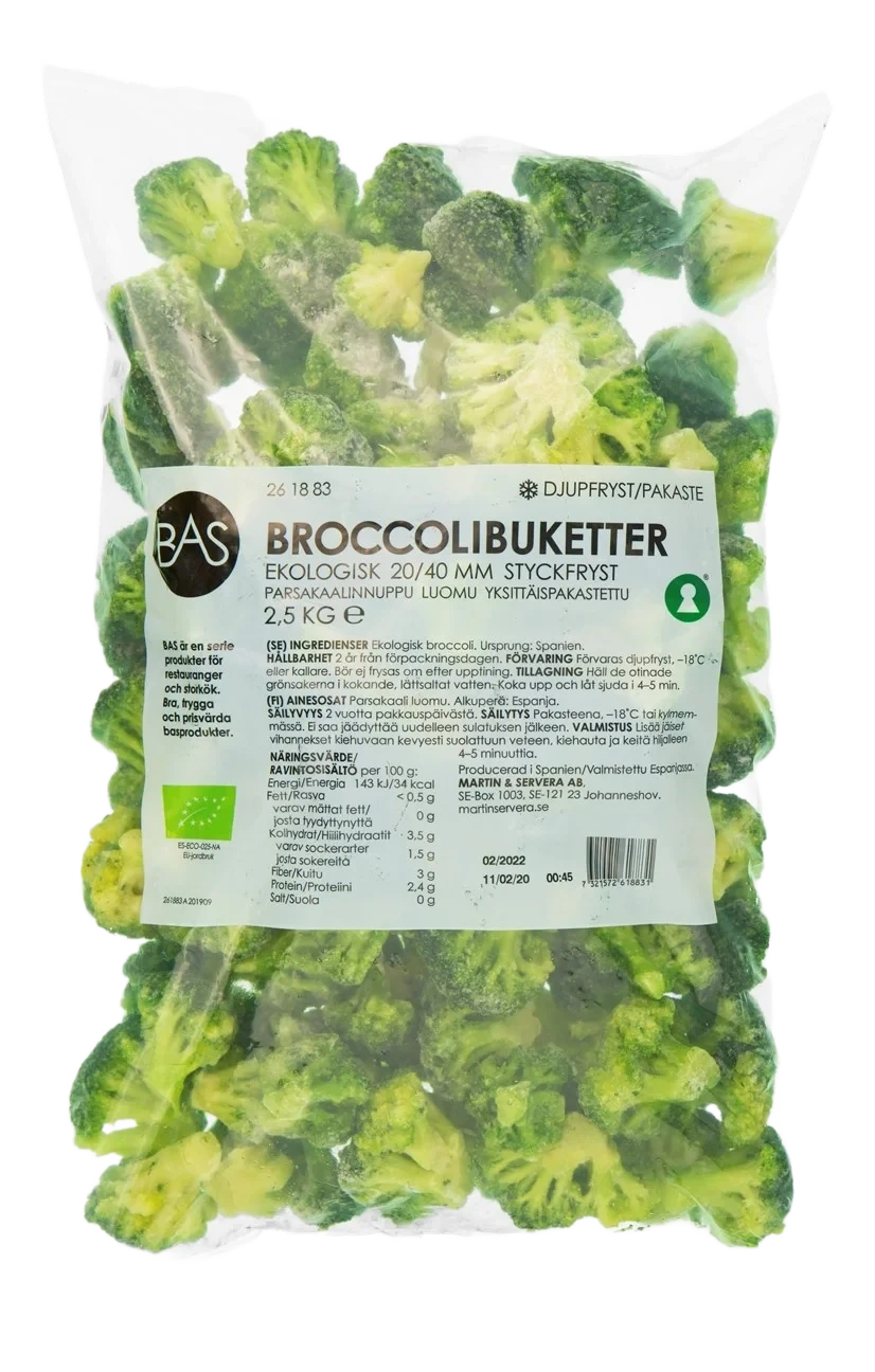 Broccolibuketter Ekologiska