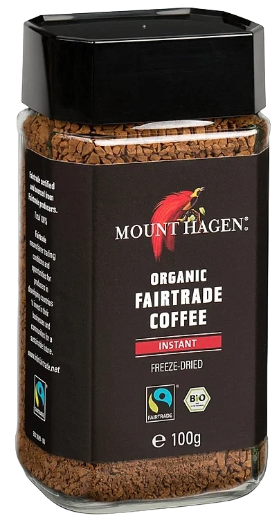 Mount Hagen Instant glass 100g