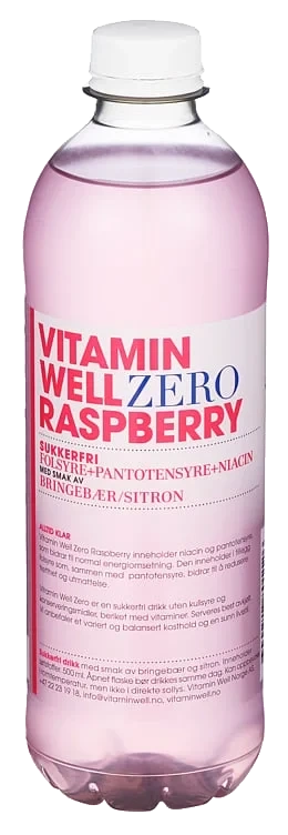 Vitamin well zero raspberry  12x0,5l