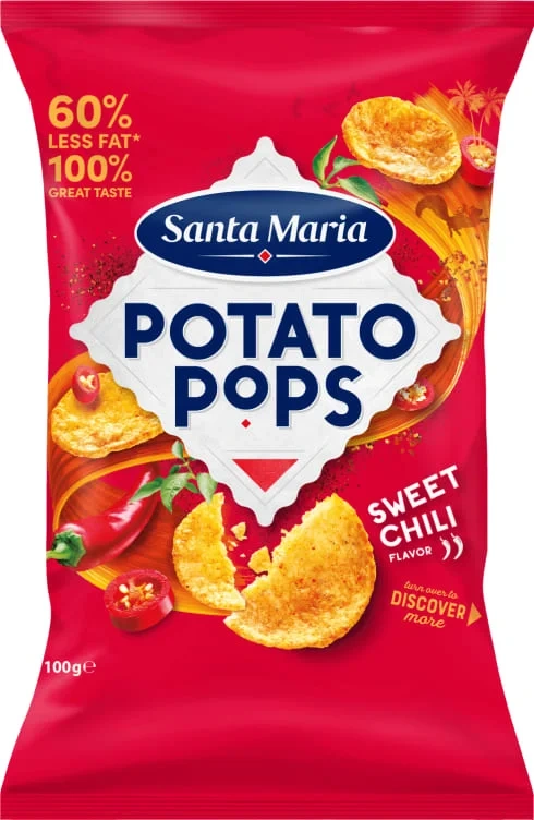 Potato Pops Sweet Chili 100g St.Maria