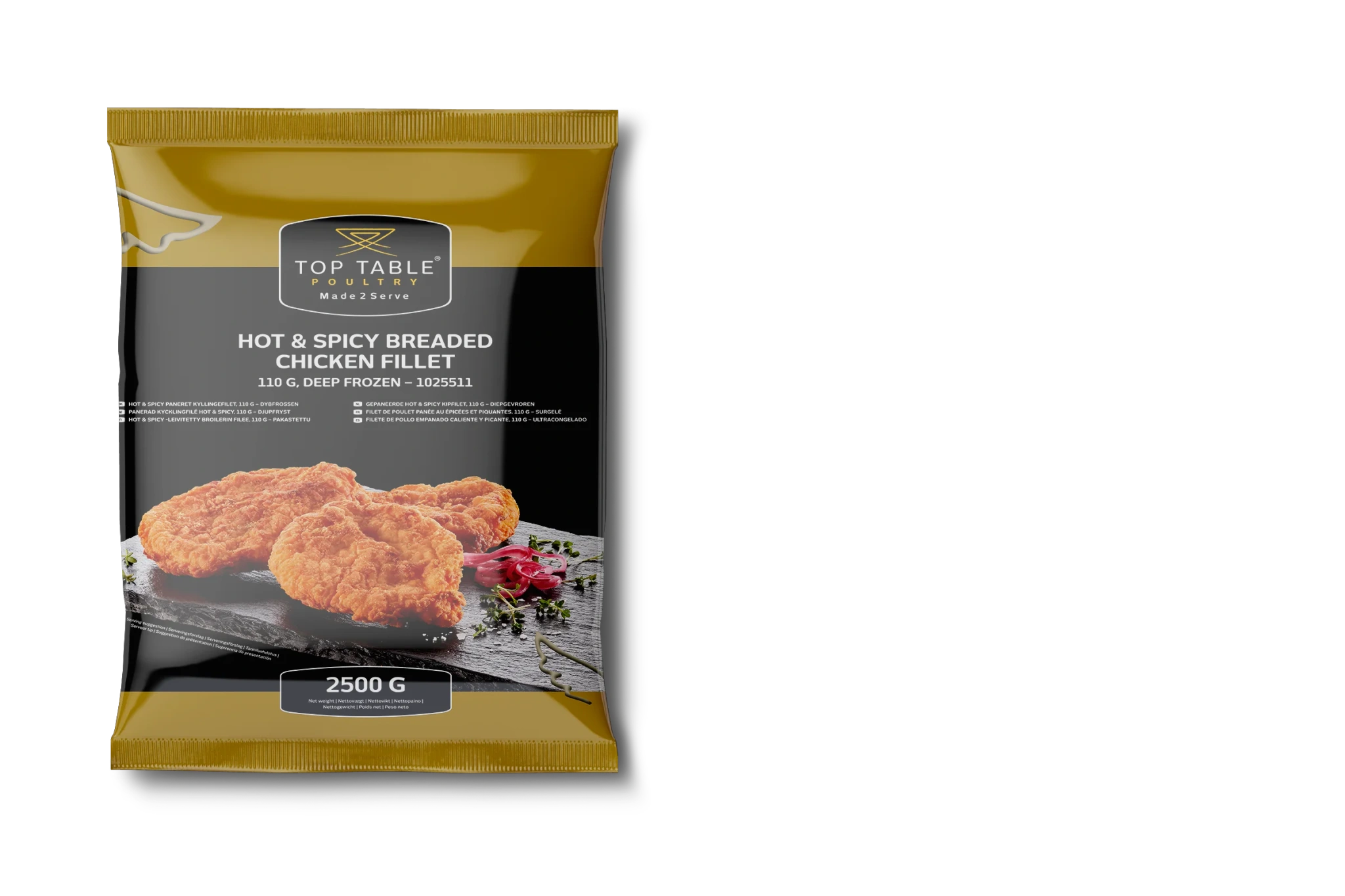 Panerad kycklingfilé hot & spicy