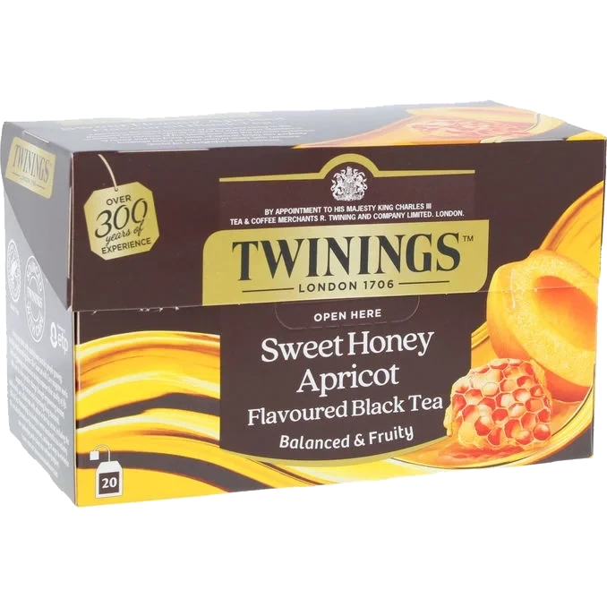 Svart Te Aprikos & Honung 20-pack