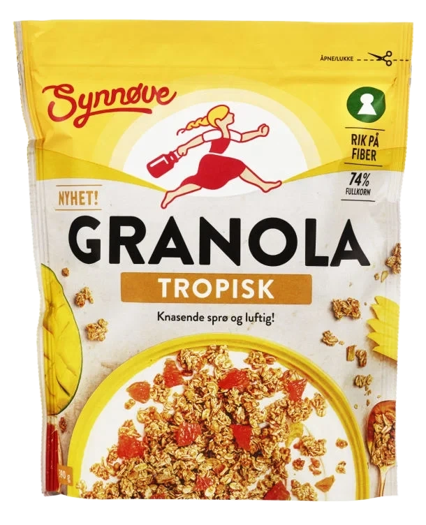 Granola Tropisk 390g Synnøve