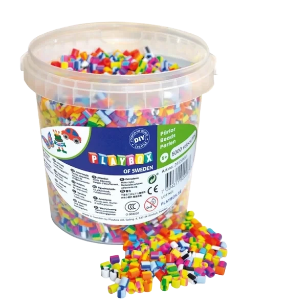 Rørperler Miks 5000 Stk