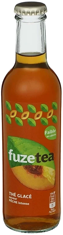 Fuze black tea peach glassflaske  12x0,25l