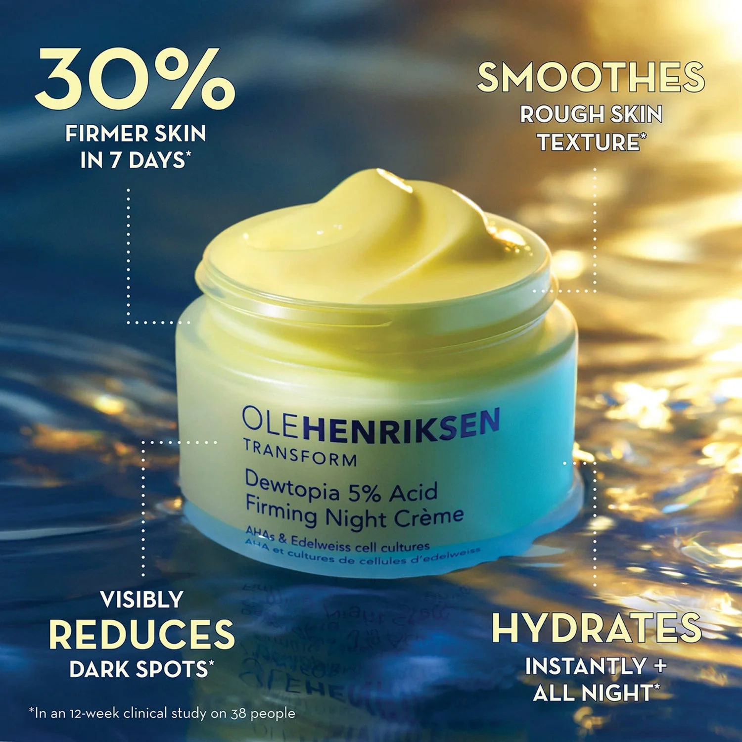 Ole Henriksen Transform Dewtopia 5% Acid Firming Night Crème