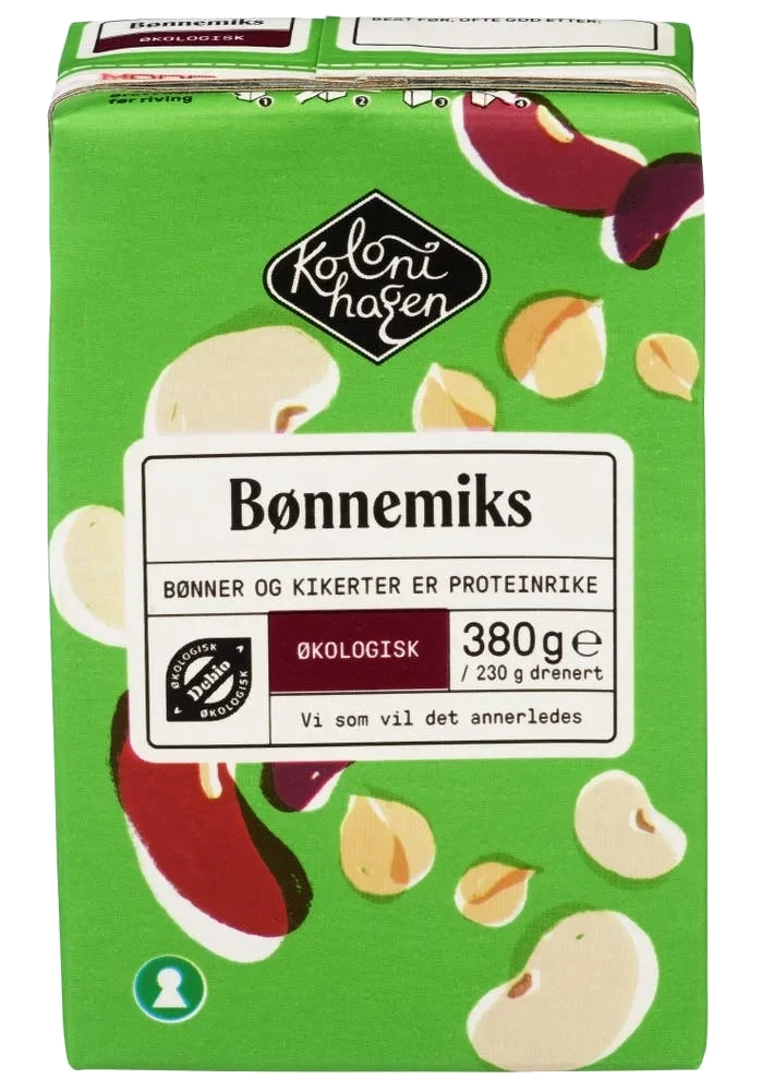Bønnemiks Økologisk, 380 g