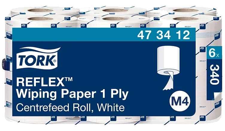 Tørkepapir reflex quickdry 1-lag m4  stk