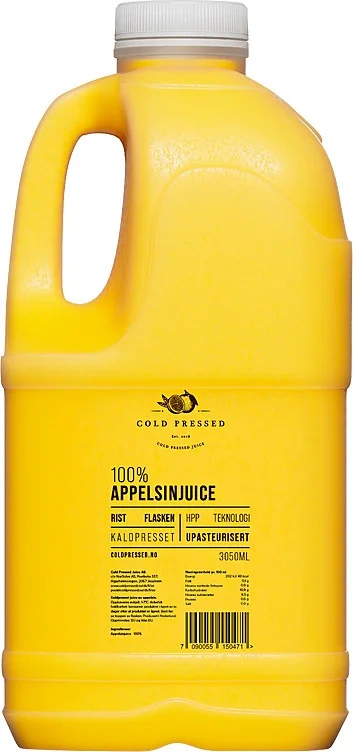 Cold Pressed 100% Appelsin U/Fruktkjøtt