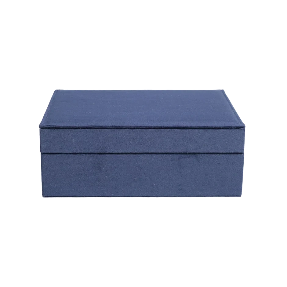 Dark Velvet Jewellery Box Large