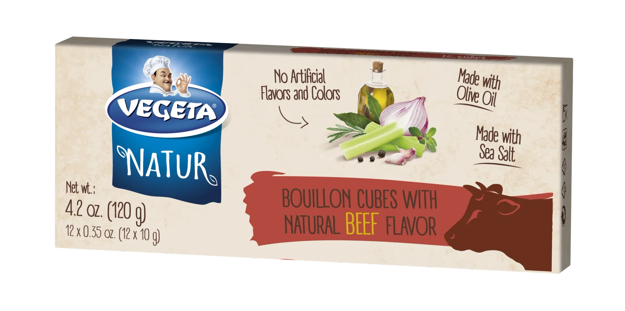 Vegeta Oksebuljong Terninger 120g