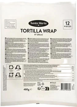 Tortillas 8' Soft Små 480g 12stk Santa Maria