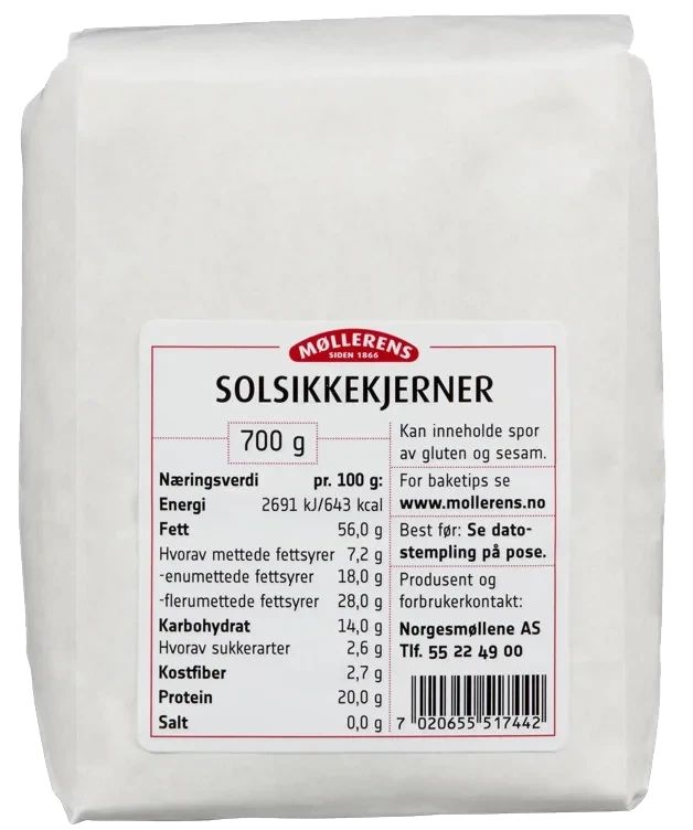 Solsikkekjerner  700g