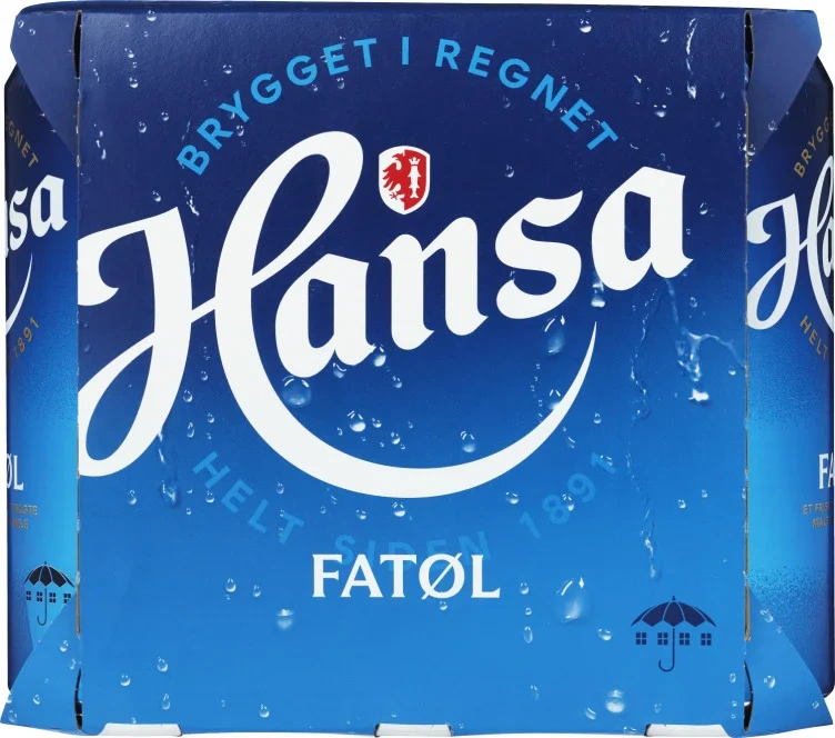 Hansa Fatøl 0,5lx6 Bx