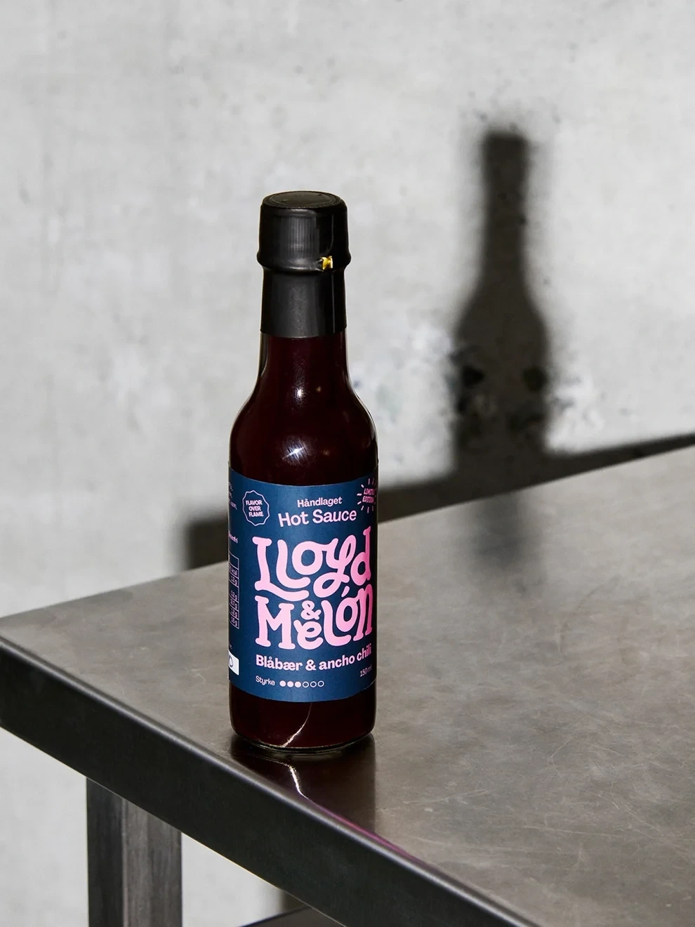Lloyd & Melón Blåbær & ancho hot-saus