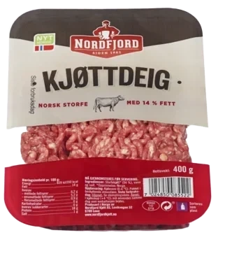 Kjøttdeig 14% 400g