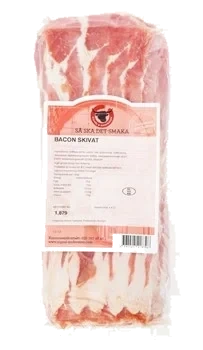 Bacon skiv rullp