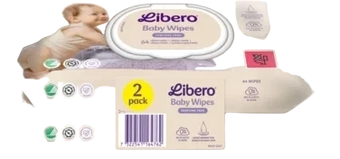 Libero Våtserviett Duo 128stk