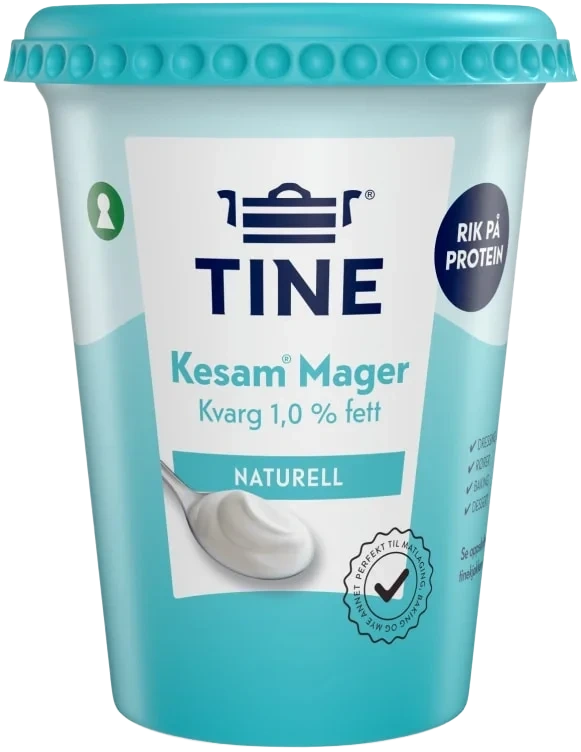 Kesam Mager Naturell 420g Tine