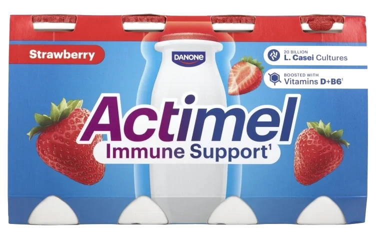 Drikkeyoghurt Jordbær 8x100g Actimel