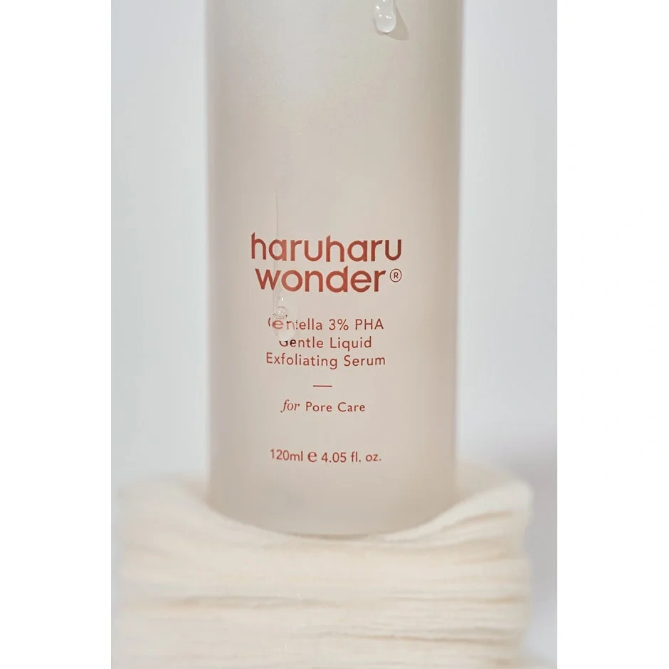 haruharu wonder Centella 3% PHA Gentle Liquid Exfoliating Serum, 120 ml