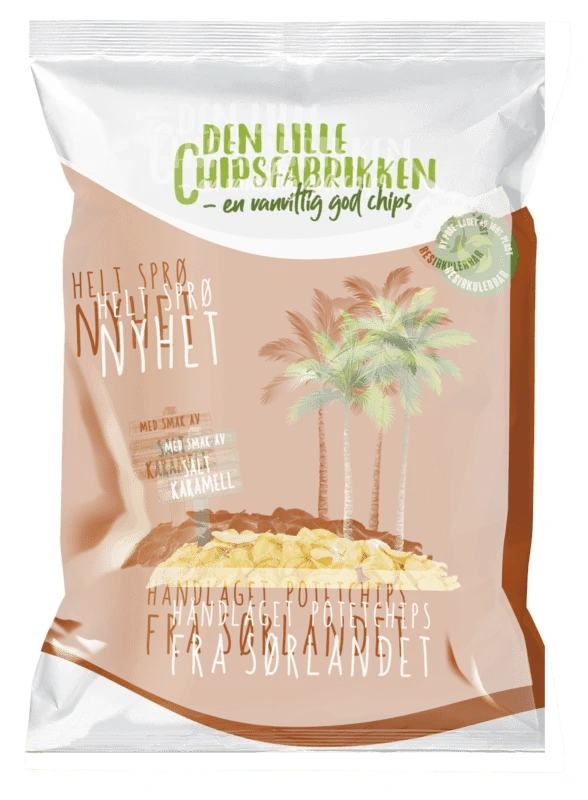 Chipsfabrikken Original Salt Karamell 150g