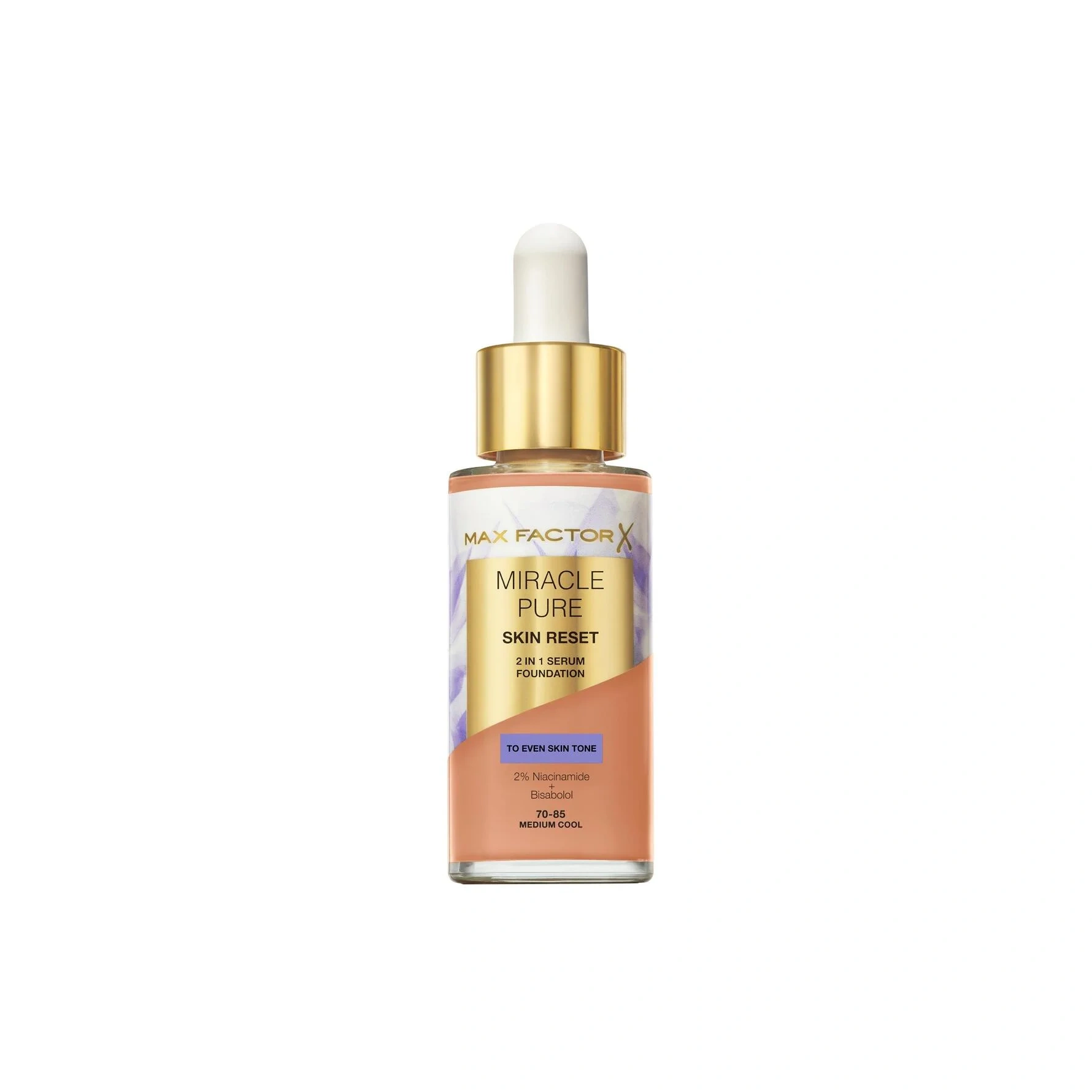 Max Factor Miracle Pure Serum Foundation 85,5 Medium Cool