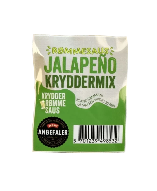 Kryddermix Jalapeno 20g Meny