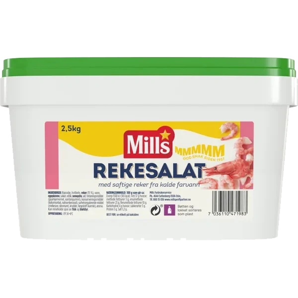 Rekesalat 2,5kg Mills