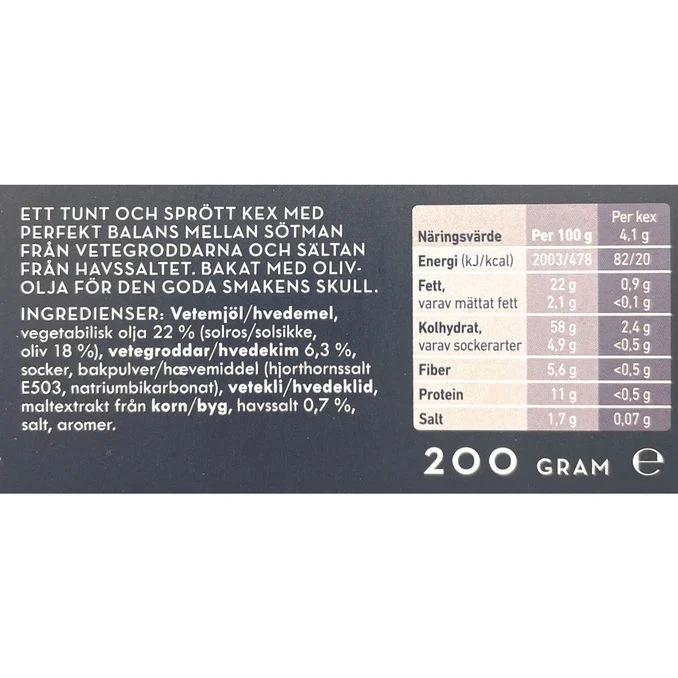Göteborgs Utvalda Kex till ost Salinas