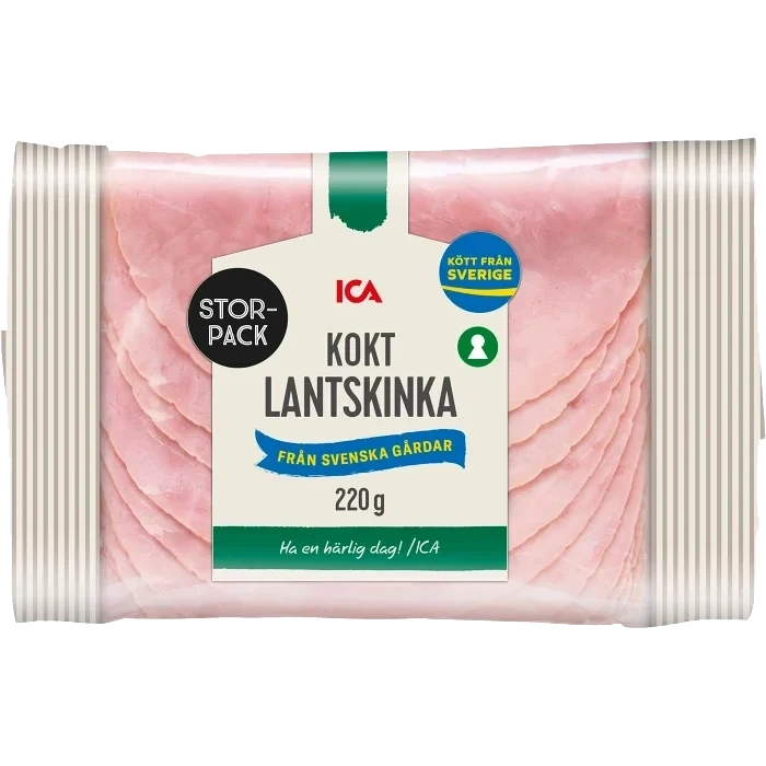 Lantskinka Kokt 220g ICA