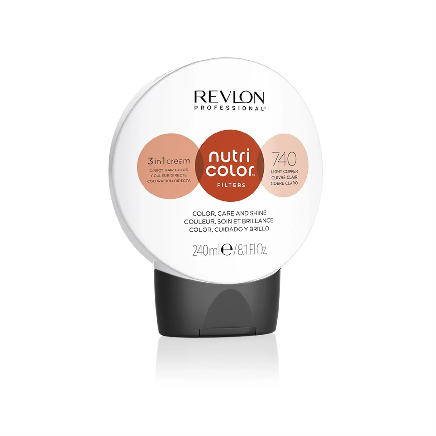 Revlon Professional Nutri Color Toning Filters 740 Light Copper 240 ml
