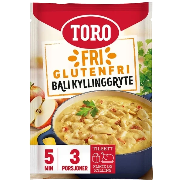 Bali Kyllinggryte glutenfri 70g Toro