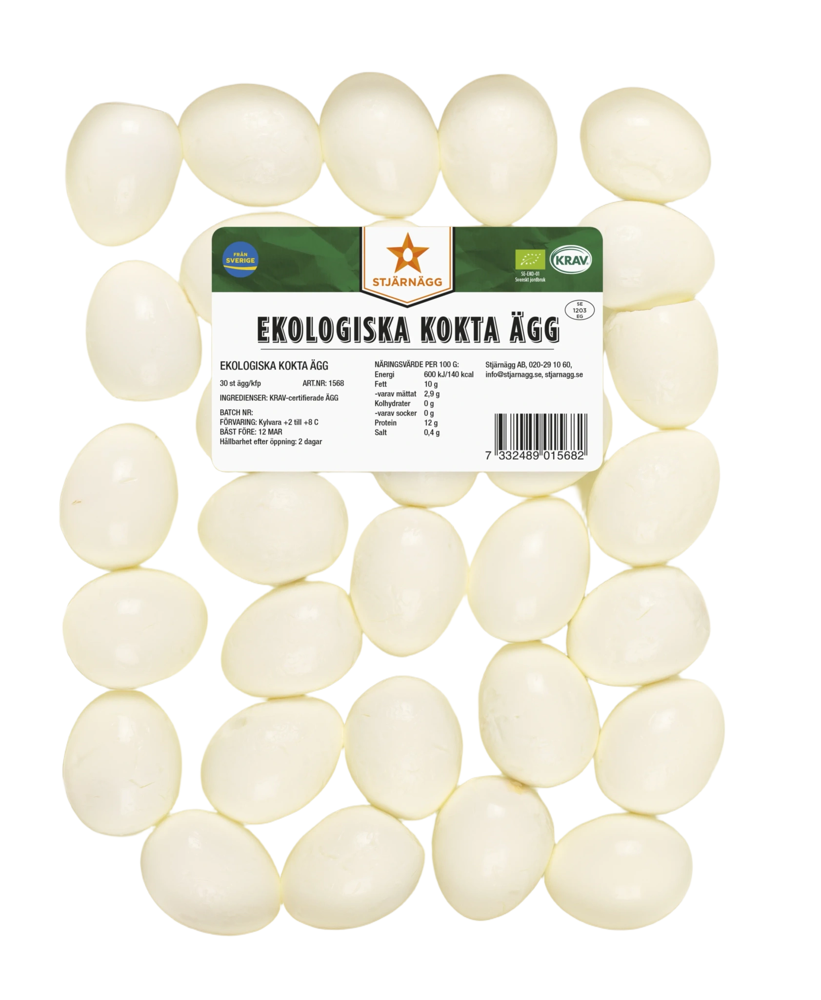 Kokta ägg KRAV