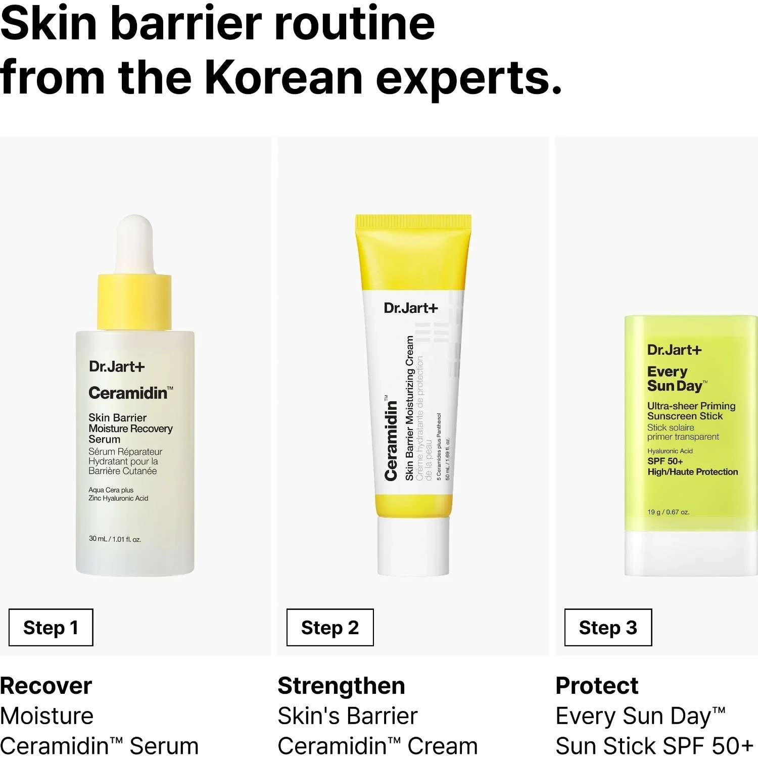 Dr.Jart+ Ceramidin Skin Barrier Moisture Recovery Serum
